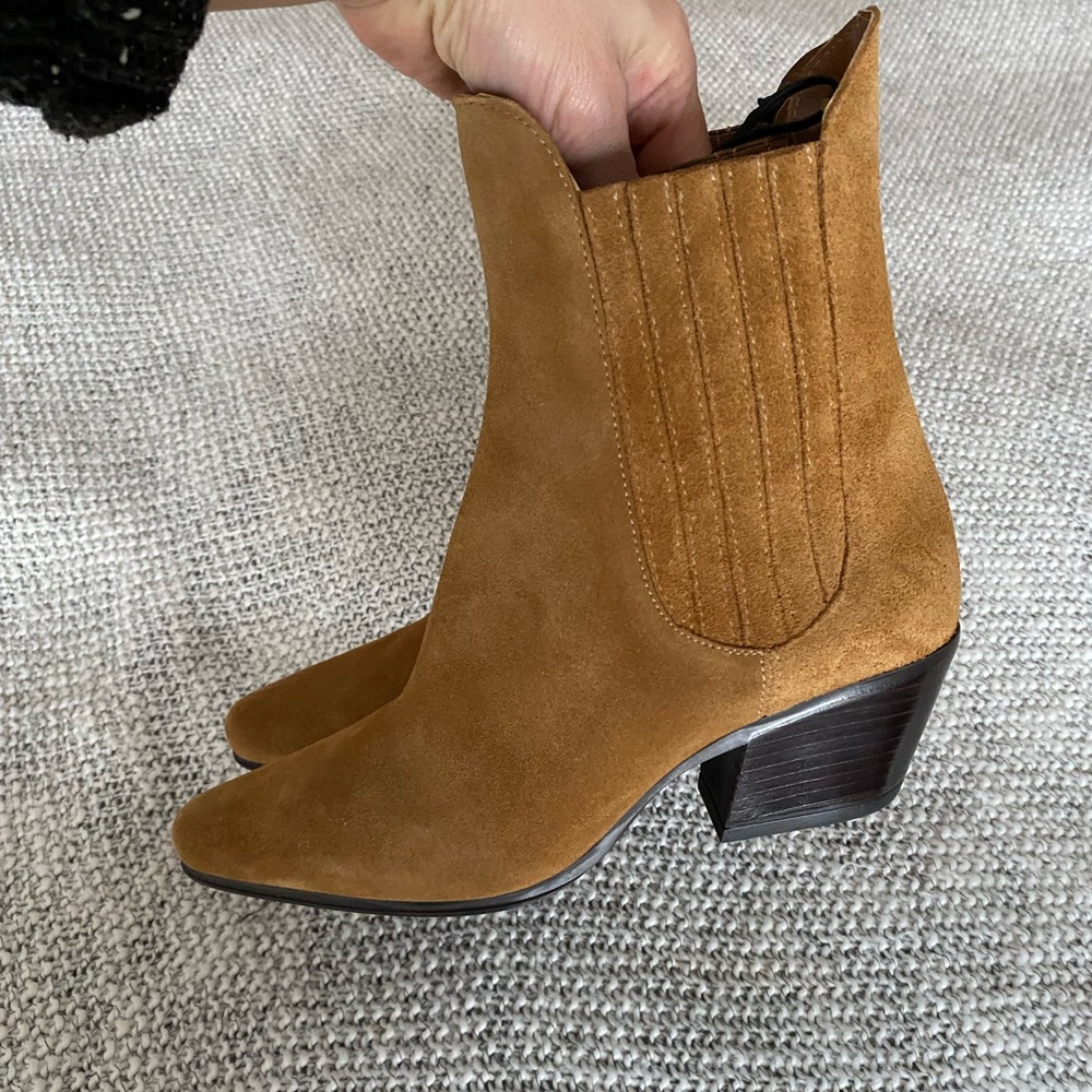 Cowboy leather boots